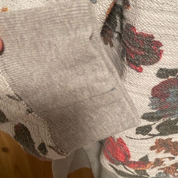 Floral Terry Hoodie - Picture 3 of 4